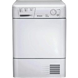 Hotpoint FETC70BP 7kg Condenser Tumble Dryer in White.